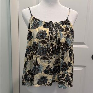 Juniper Blu South Moon Under crinkle tank top